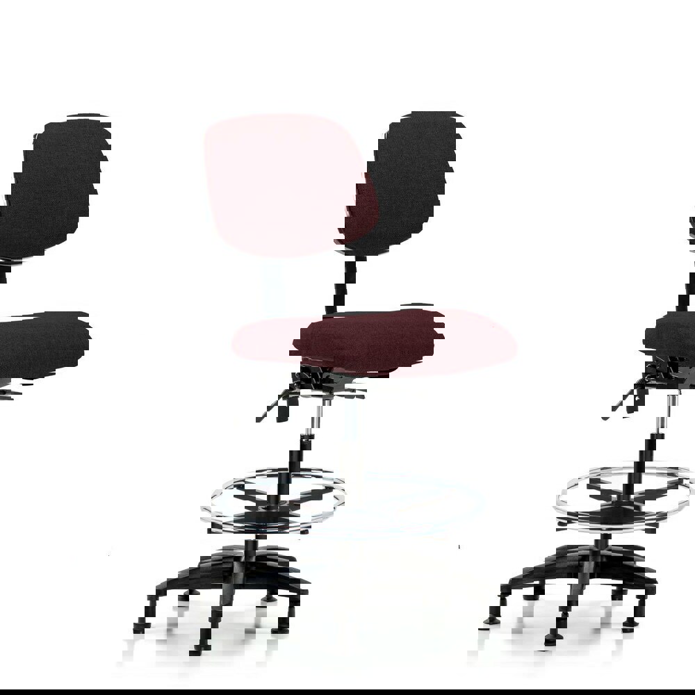 Task Chair: Olefin, Burgundy